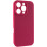 Чехол Silicone Case с защитой камеры NO LOGO для Apple iPhone 16 Pro Max (6.9) - Красный / Rose Red
