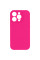 Чехол Silicone Case с защитой камеры NO LOGO для Apple iPhone 16 Pro Max (6.9) - Розовый / Barbie pink - фото