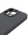 Чехол Silicone Case с защитой камеры NO LOGO для Apple iPhone 16 Pro Max (6.9) - Серый / Dark Gray - фото