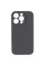 Чехол Silicone Case с защитой камеры NO LOGO для Apple iPhone 16 Pro Max (6.9) - Серый / Dark Gray - фото