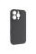 Чехол Silicone Case с защитой камеры NO LOGO для Apple iPhone 16 Pro Max (6.9) - Серый / Dark Gray - фото