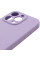 Чехол Silicone Case с защитой камеры NO LOGO для Apple iPhone 16 Pro Max (6.9) - Сиреневый / Lilac - фото