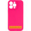 Чехол Silicone Case с защитой камеры NO LOGO для Apple iPhone 16e / 17e (6.1) - Розовый / Barbie pink