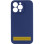 Чехол Silicone Case с защитой камеры NO LOGO для Apple iPhone 16e / 17e (6.1) - Синий / Deep navy