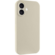 Чехол Silicone Case с защитой камеры NO LOGO для Apple iPhone 17 (6.3) - Бежевый / Antique White
