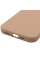 Чехол Silicone Case с защитой камеры NO LOGO для Apple iPhone 17 (6.3) - Бежевый / Desert Gold - фото