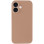 Чехол Silicone Case с защитой камеры NO LOGO для Apple iPhone 17 (6.3) - Бежевый / Desert Gold