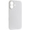 Чехол Silicone Case с защитой камеры NO LOGO для Apple iPhone 17 (6.3) - Белый / White