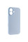 Чехол Silicone Case с защитой камеры NO LOGO для Apple iPhone 17 (6.3) - Голубой / Sweet Blue - фото