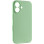 Чехол Silicone Case с защитой камеры NO LOGO для Apple iPhone 17 (6.3) - Зеленый / Pistachio