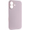 Чехол Silicone Case с защитой камеры NO LOGO для Apple iPhone 17 (6.3) - Розовый / Chalk Pink