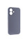Чехол Silicone Case с защитой камеры NO LOGO для Apple iPhone 17 (6.3) - Серый / Lavender Gray - фото