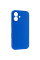 Чехол Silicone Case с защитой камеры NO LOGO для Apple iPhone 17 (6.3) - Синий / Capri Blue - фото