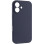 Чехол Silicone Case с защитой камеры NO LOGO для Apple iPhone 17 (6.3) - Темно-синий / Midnight blue