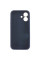 Чехол Silicone Case с защитой камеры NO LOGO для Apple iPhone 17 (6.3) - Темно-синий / Midnight blue - фото