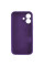 Чехол Silicone Case с защитой камеры NO LOGO для Apple iPhone 17 (6.3) - Фиолетовый / Amethyst - фото