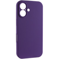 Чехол Silicone Case с защитой камеры NO LOGO для Apple iPhone 17 (6.3) - Фиолетовый / Amethyst