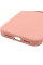 Чехол Silicone Case с защитой камеры NO LOGO для Apple iPhone 17 Pro (6.3) - Персиковый / Peach - фото