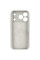 Чехол Silicone Case с защитой камеры NO LOGO для Apple iPhone 17 Pro / 18 Pro (6.3) - Бежевый / Antique White - фото