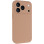Чехол Silicone Case с защитой камеры NO LOGO для Apple iPhone 17 Pro / 18 Pro (6.3) - Бежевый / Desert Gold