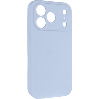 Чехол Silicone Case с защитой камеры NO LOGO для Apple iPhone 17 Pro / 18 Pro (6.3) - Голубой / Lilac Blue
