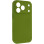 Чехол Silicone Case с защитой камеры NO LOGO для Apple iPhone 17 Pro / 18 Pro (6.3) - Зеленый / Dark Olive