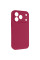 Чехол Silicone Case с защитой камеры NO LOGO для Apple iPhone 17 Pro / 18 Pro (6.3) - Красный / Rose Red - фото