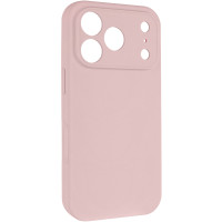 Чохол Silicone Case із захистом камери NO LOGO для Apple iPhone 17 Pro / 18 Pro (6.3) - Рожевий / Chalk Pink