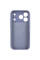 Чехол Silicone Case с защитой камеры NO LOGO для Apple iPhone 17 Pro / 18 Pro (6.3) - Серый / Lavender Gray - фото