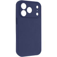 Чохол Silicone Case із захистом камери NO LOGO для Apple iPhone 17 Pro / 18 Pro (6.3) - Синій / Deep navy