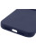 Чехол Silicone Case с защитой камеры NO LOGO для Apple iPhone 17 Pro / 18 Pro (6.3) - Темно-синий / Midnight blue - фото