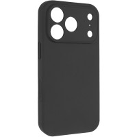 Чехол Silicone Case с защитой камеры NO LOGO для Apple iPhone 17 Pro / 18 Pro (6.3) - Черный / Black