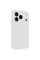 Чехол Silicone Case с защитой камеры NO LOGO для Apple iPhone 17 Pro (6.3) - Белый / White - фото