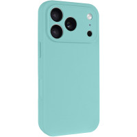 Чохол Silicone Case із захистом камери NO LOGO для Apple iPhone 17 Pro (6.3) - Бірюзовий / Marine Green