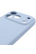 Чехол Silicone Case с защитой камеры NO LOGO для Apple iPhone 17 Pro (6.3) - Голубой / Lilac Blue - фото
