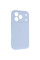 Чехол Silicone Case с защитой камеры NO LOGO для Apple iPhone 17 Pro (6.3) - Голубой / Lilac Blue - фото