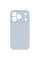 Чехол Silicone Case с защитой камеры NO LOGO для Apple iPhone 17 Pro (6.3) - Голубой / Sweet Blue - фото