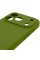 Чехол Silicone Case с защитой камеры NO LOGO для Apple iPhone 17 Pro (6.3) - Зеленый / Dark Olive - фото