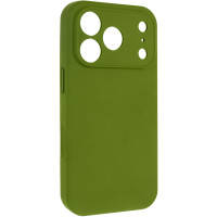 Чохол Silicone Case із захистом камери NO LOGO для Apple iPhone 17 Pro (6.3) - Зелений / Dark Olive