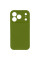 Чехол Silicone Case с защитой камеры NO LOGO для Apple iPhone 17 Pro (6.3) - Зеленый / Dark Olive - фото