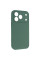 Чехол Silicone Case с защитой камеры NO LOGO для Apple iPhone 17 Pro (6.3) - Зеленый / Pine green - фото