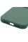 Чехол Silicone Case с защитой камеры NO LOGO для Apple iPhone 17 Pro (6.3) - Зеленый / Pine green - фото