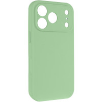 Чехол Silicone Case с защитой камеры NO LOGO для Apple iPhone 17 Pro (6.3) - Зеленый / Pistachio