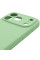 Чехол Silicone Case с защитой камеры NO LOGO для Apple iPhone 17 Pro (6.3) - Зеленый / Pistachio - фото