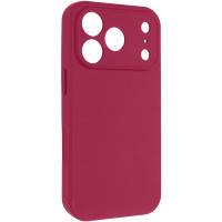 Чохол Silicone Case із захистом камери NO LOGO для Apple iPhone 17 Pro (6.3) - Червоний / Rose Red