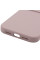 Чехол Silicone Case с защитой камеры NO LOGO для Apple iPhone 17 Pro (6.3) - Серый / Lavender - фото