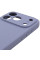 Чехол Silicone Case с защитой камеры NO LOGO для Apple iPhone 17 Pro (6.3) - Серый / Lavender Gray - фото