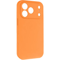Чохол Silicone Case із захистом камери NO LOGO для Apple iPhone 17 Pro Max (6.9) - Помаранчевий / Orange