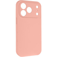 Чехол Silicone Case с защитой камеры NO LOGO для Apple iPhone 17 Pro Max (6.9) - Персиковый / Peach