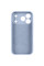 Чехол Silicone Case с защитой камеры NO LOGO для Apple iPhone 17 Pro Max / 18 Pro Max (6.9) - Голубой / Lilac Blue - фото